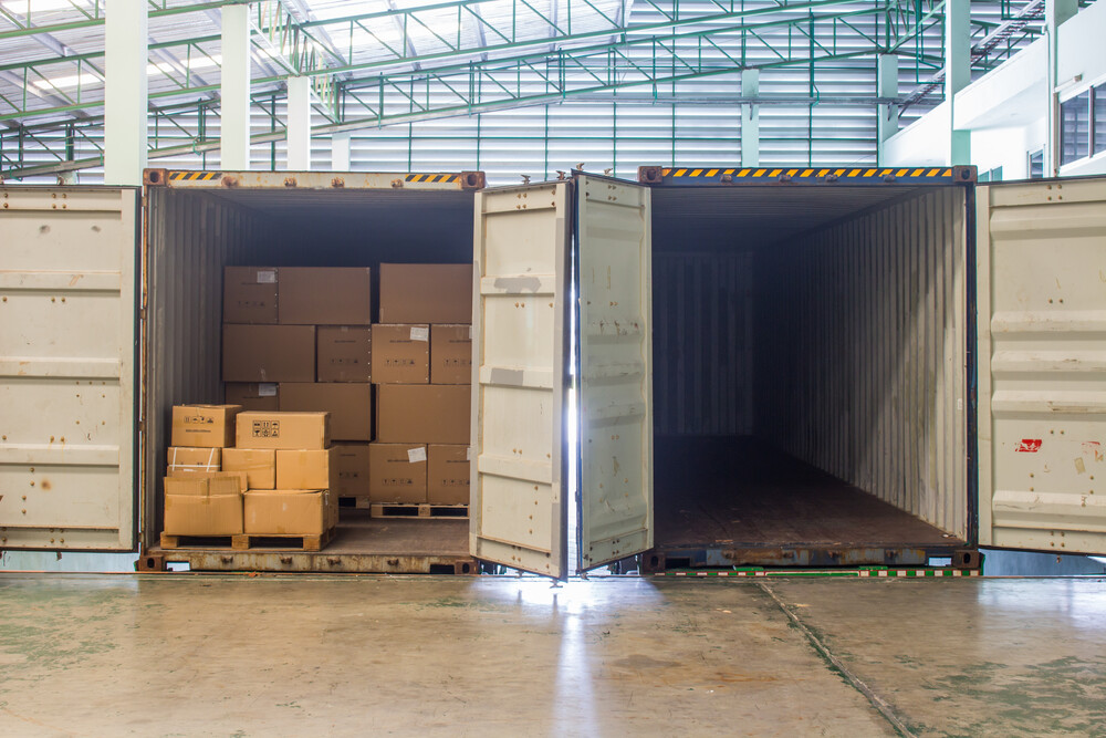 Container con cajad para Mudanza internacionales